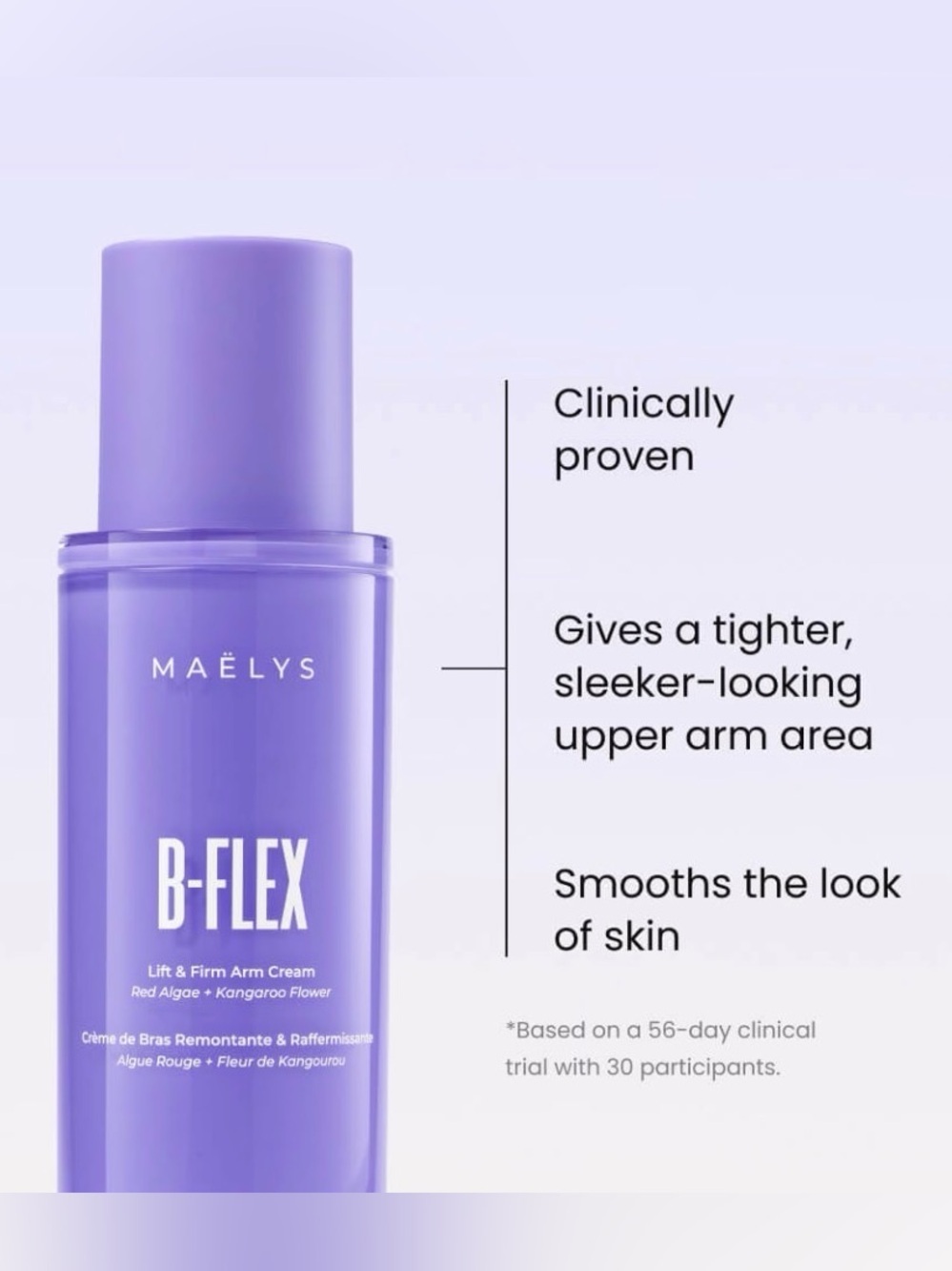 Maelys B-FLEX Lift & Firm Arm Cream Skincare Tightening Product - Picture 2 of 7